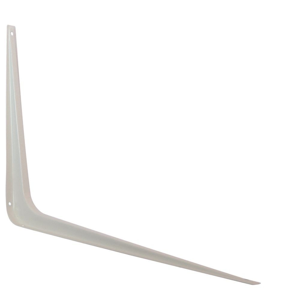 Everbilt 10 Inch X12 Inch White Shelf Bracket The Home Depot Canada