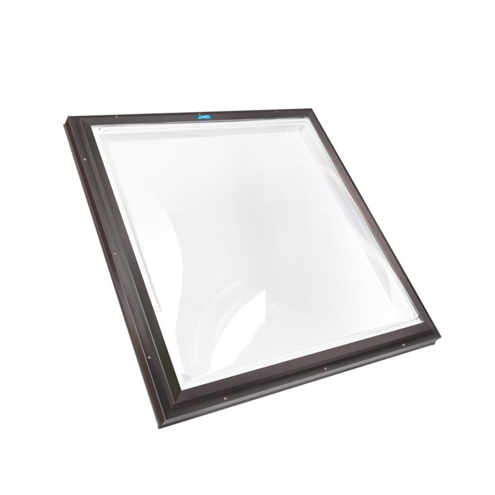Columbia Skylights 4ft x 4ft Fixed Curb Mount Double Glazed Clear