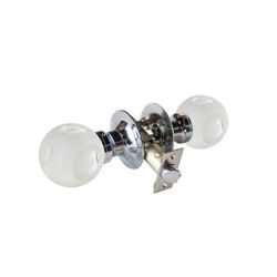 Krystal Touch Skull Antique Brass Privacy Led Door Knob