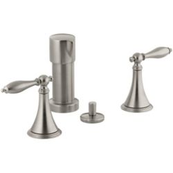 Kohler Purist Bidet Faucet With Vertical Spray And Lever Handles