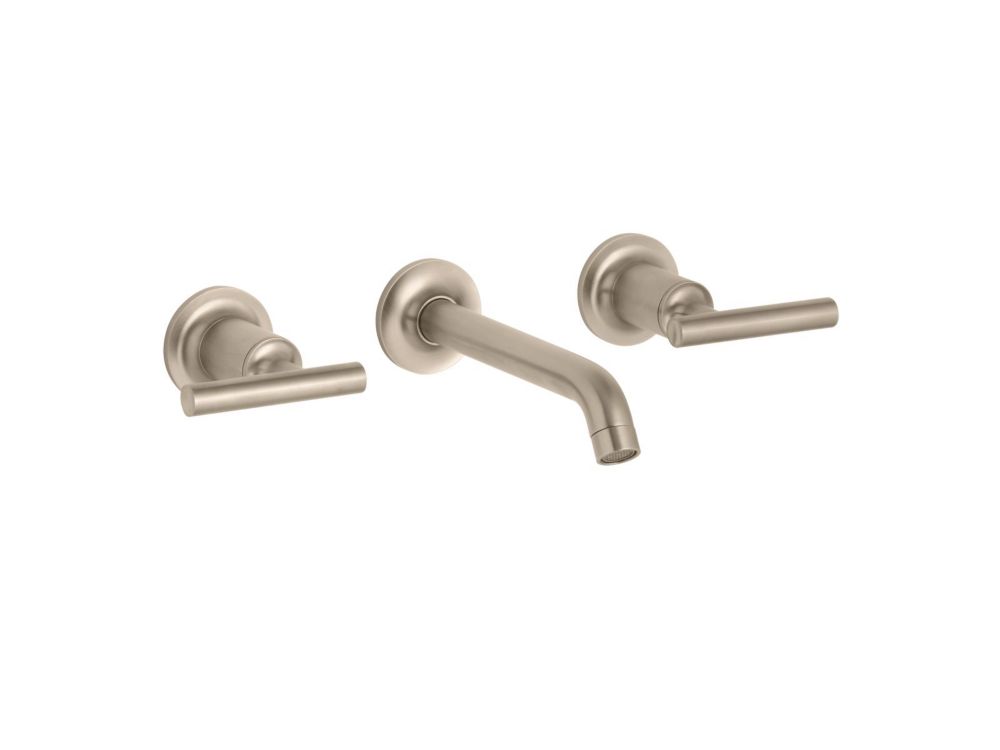 Kohler Purist R Widespread Wall Mount Bathroom Sink Faucet Trim