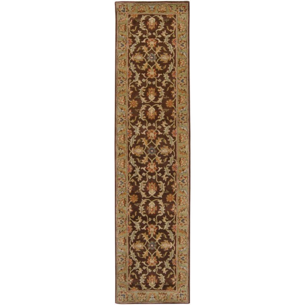 Artistic Weavers Tapis Passage Brawley chocolat en laine - 2 Po. 6 Pi. x 8 Po. Artistic Weavers Tapis Passage Brawley chocolat en laine - 2 Po. 6 Pi. x 8 Po.