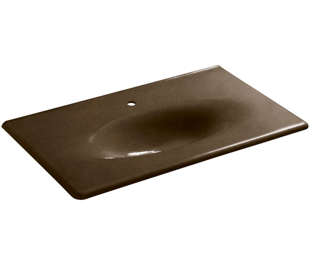 KOHLER Iron/Impressions(R) 37 inch vanitytop bathroom sink with single