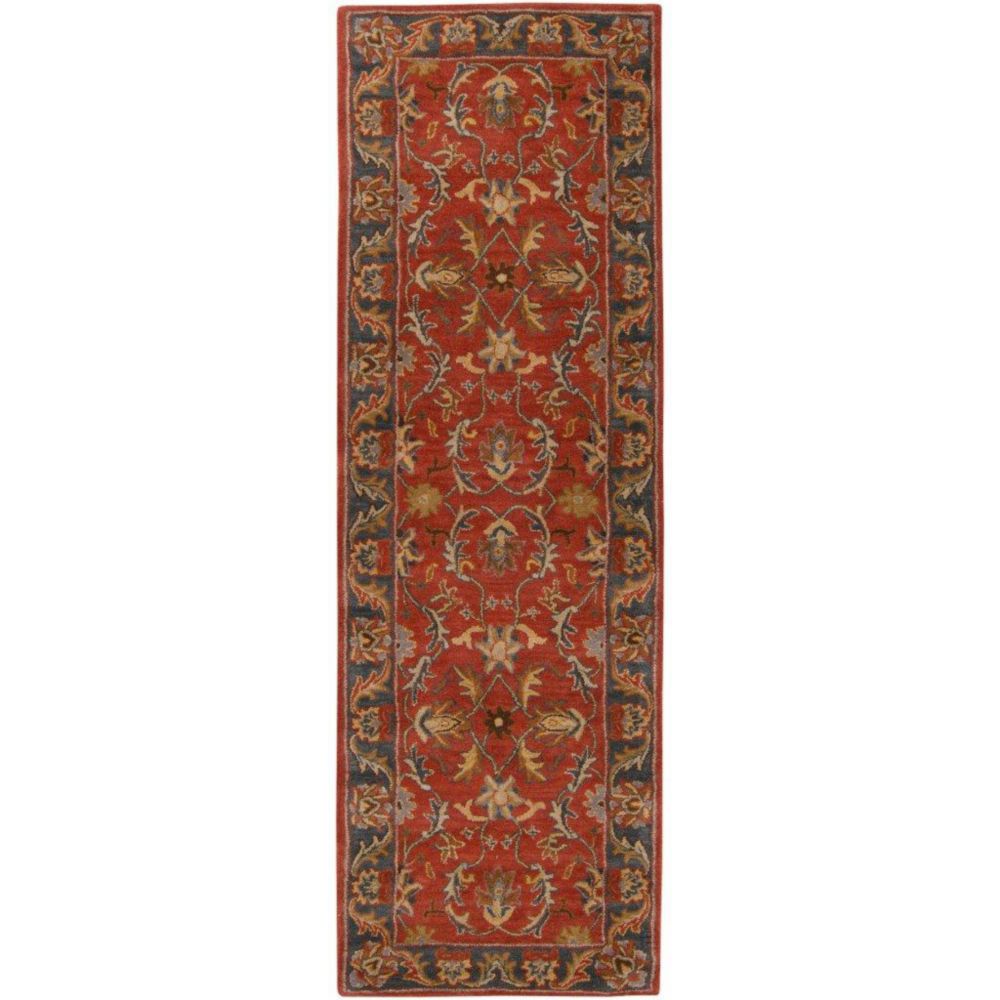 Artistic Weavers Tapis Bradbury rouille en laine - 3 Po. x 12 Po. Artistic Weavers Tapis Bradbury rouille en laine - 3 Po. x 12 Po.