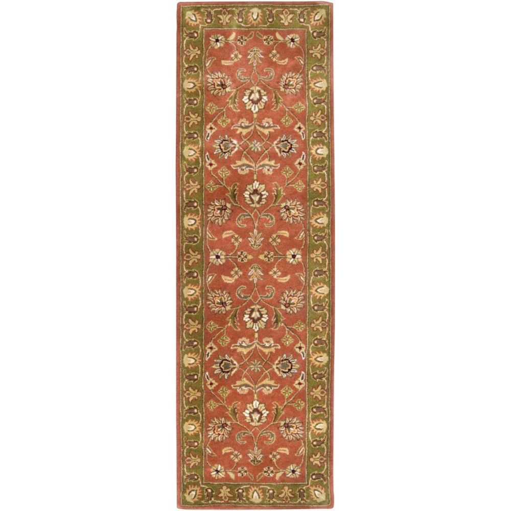 Artistic Weavers Tapis Pamier puce en laine - 3 Po. x 12 Po. Artistic Weavers Tapis Pamier puce en laine - 3 Po. x 12 Po.