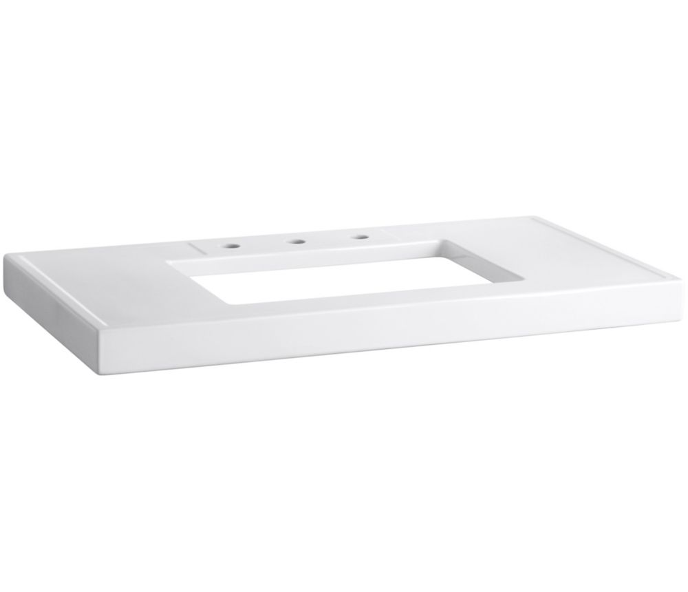KOHLER Archer 24inch x 20 1/2inch Bathroom Sink Pedestal in White