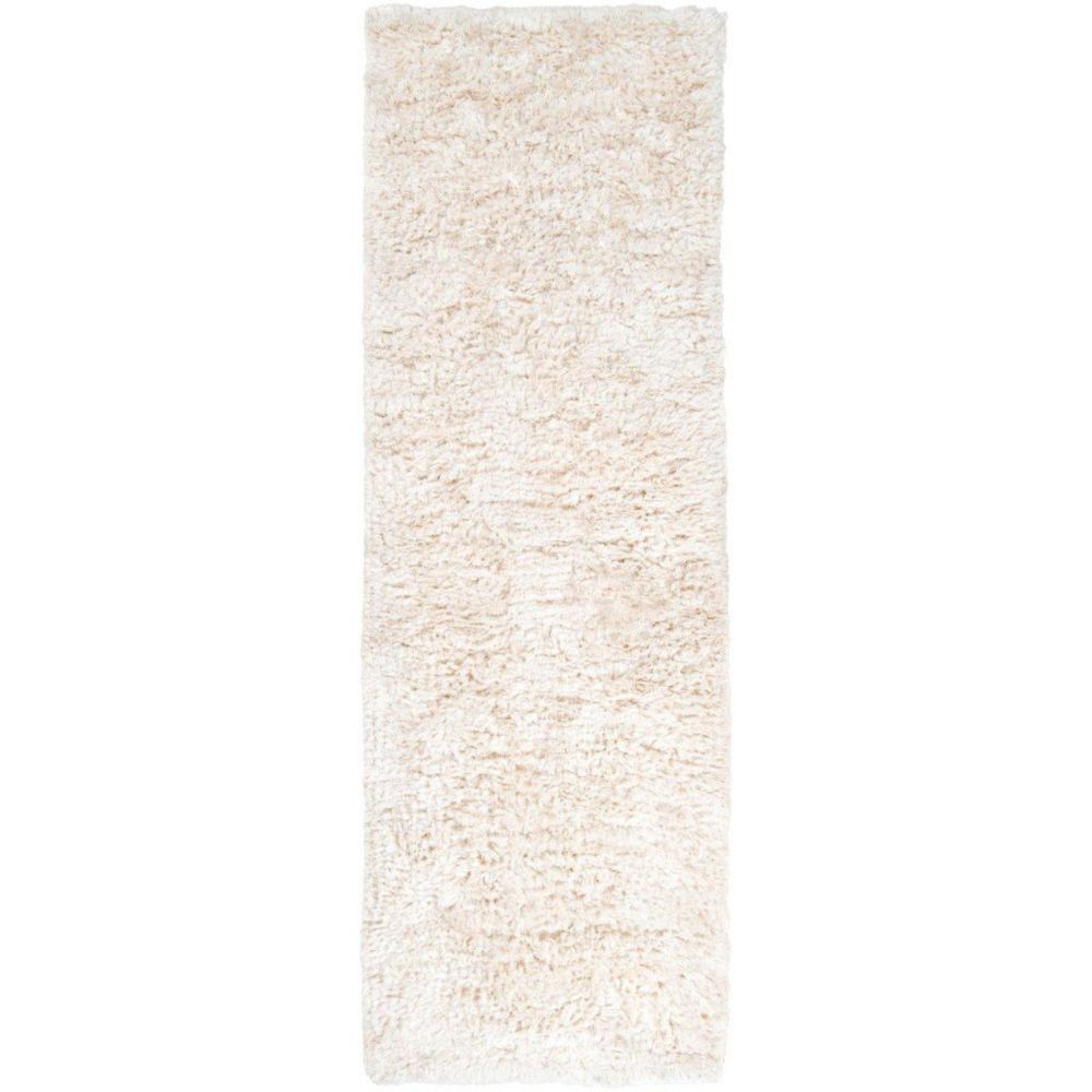 Artistic Weavers Tapis de passage Albany ivoire en laine de Nouvelle-Zélande / viscose 2 Pi. 6 Po. x 8 Pi. Artistic Weavers Tapis de passage Albany ivoire en laine de Nouvelle-Zélande / viscose 2 Pi. 6 Po. x 8 Pi.