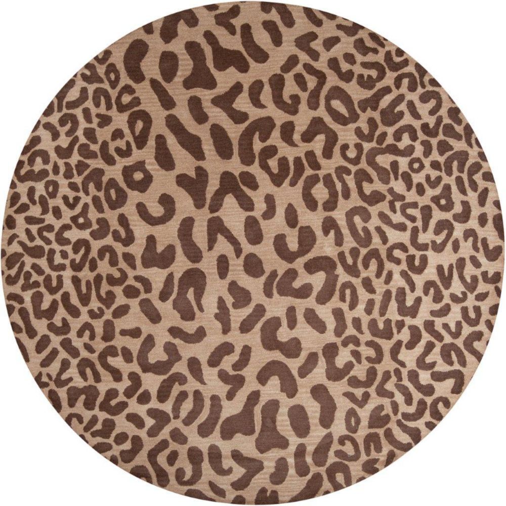 Artistic Weavers Tapis rond Alhambra brun clair en laine - 9 pieds 9 pouces Artistic Weavers Tapis rond Alhambra brun clair en laine - 9 pieds 9 pouces