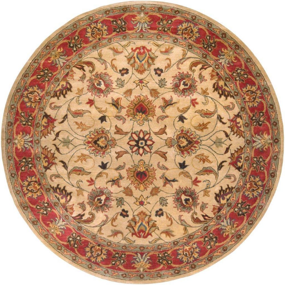 Artistic Weavers Belmont Beige Wool Round 4 Ft. Area Rug The Home