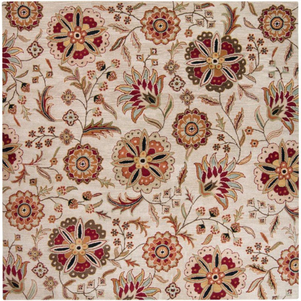 Artistic Weavers Tapis Antioch Ivoire en laine 6 Pi. carré Artistic Weavers Tapis Antioch Ivoire en laine 6 Pi. carré