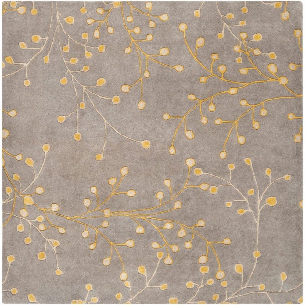 Artistic Weavers Tapis carré Arroyo gris en laine - 8 pieds Artistic Weavers Tapis carré Arroyo gris en laine - 8 pieds