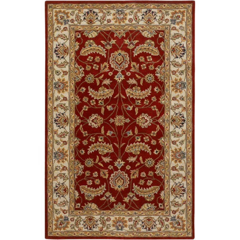 Artistic Weavers Tapis Brisbane rouge en laine - 10 Po. x 14 Po. Artistic Weavers Tapis Brisbane rouge en laine - 10 Po. x 14 Po.