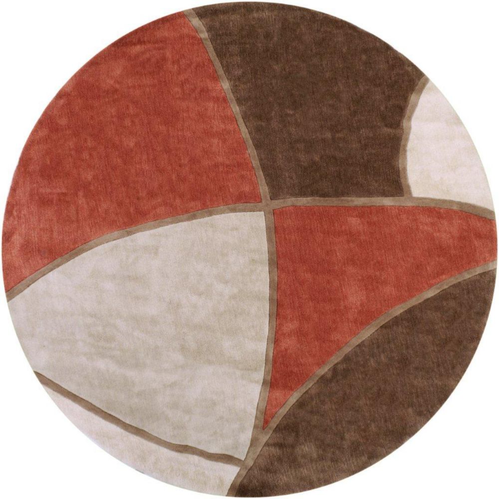 Artistic Weavers Tapis Kilstett brun polyester 8 Pi. rond Artistic Weavers Tapis Kilstett brun polyester 8 Pi. rond