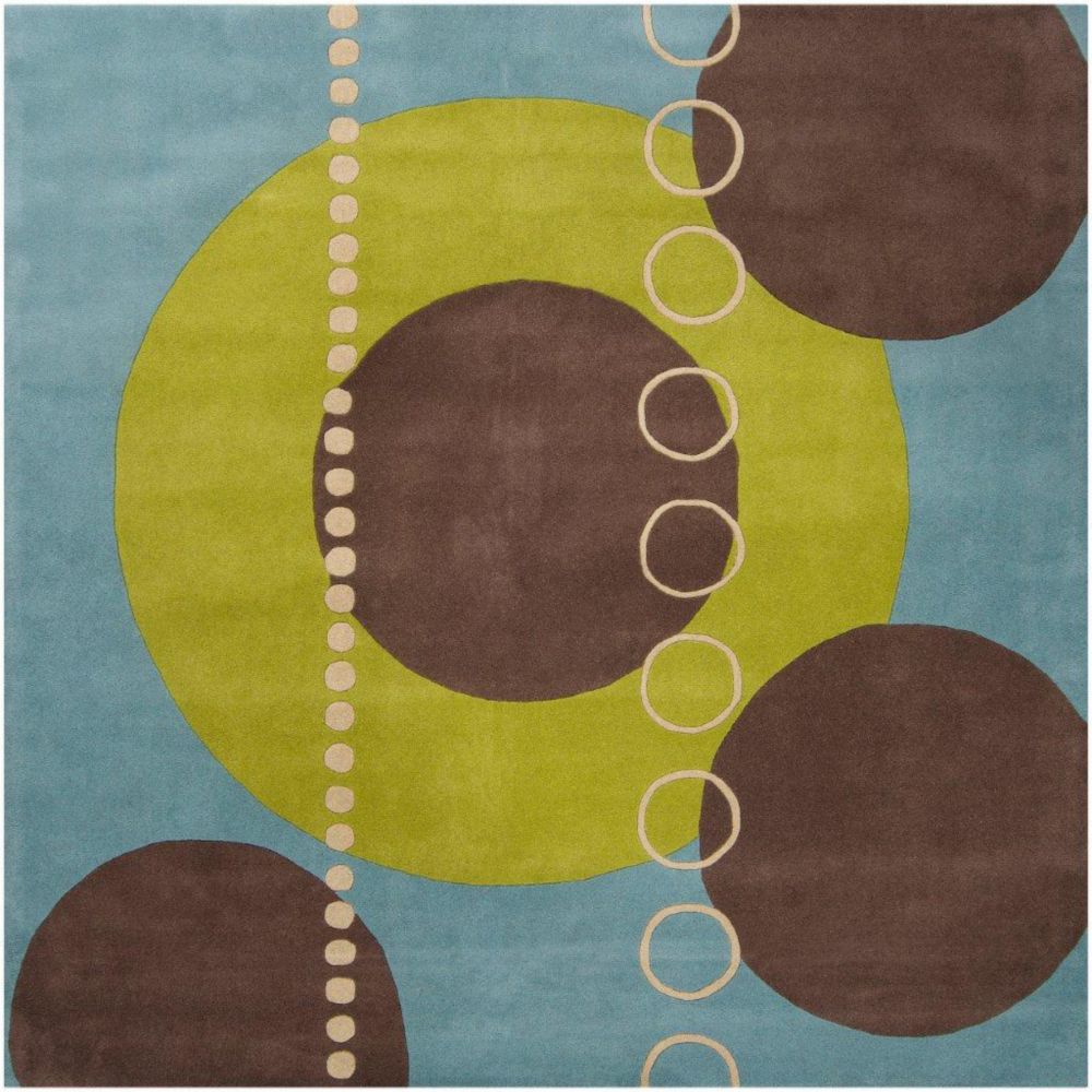 Artistic Weavers Tapis Rismes ciel en laine 4 Pi. Artistic Weavers Tapis Rismes ciel en laine 4 Pi.