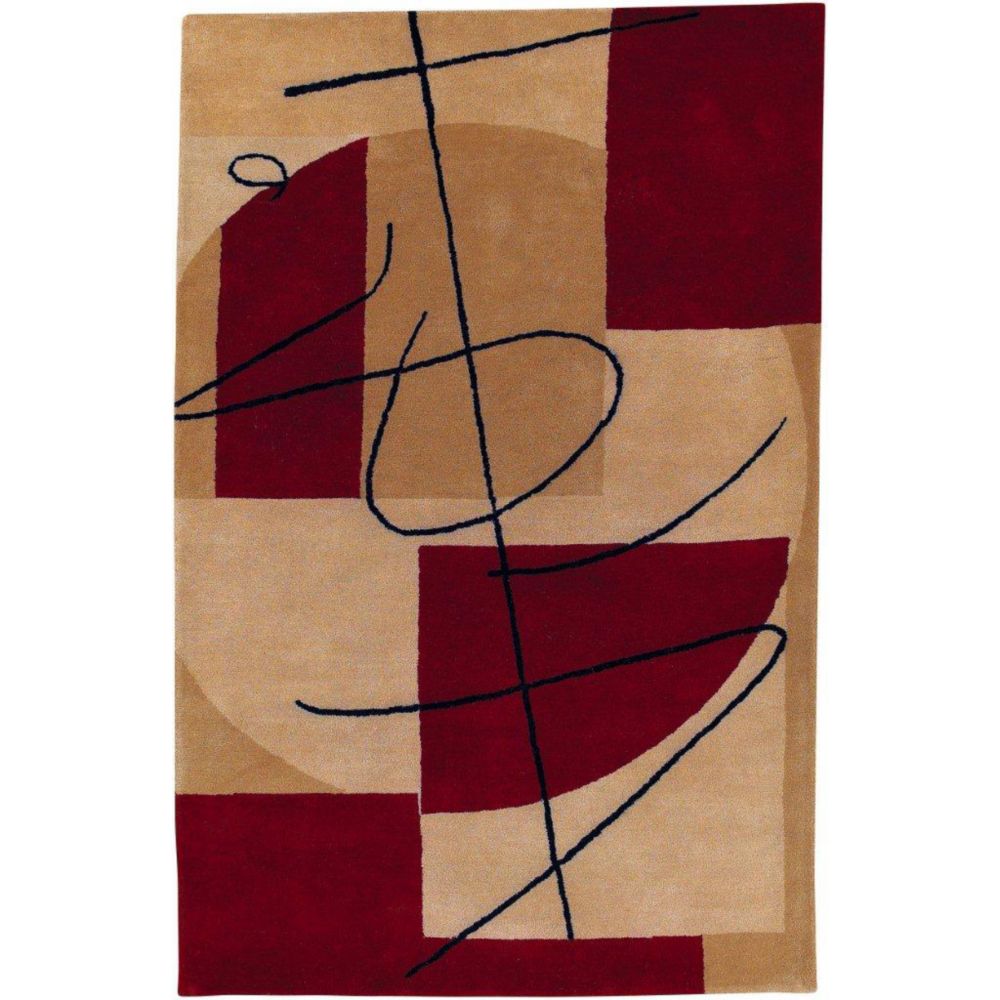 Artistic Weavers Tapis Taluyers bourgogne en laine de Nouvelle-Zélande 5 Pi. x 8 Pi. Artistic Weavers Tapis Taluyers bourgogne en laine de Nouvelle-Zélande 5 Pi. x 8 Pi.
