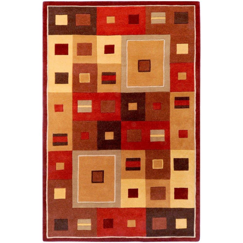 Artistic Weavers Tapis Ramatuelle bourgogne en laine - 12 pieds x 15 pieds Artistic Weavers Tapis Ramatuelle bourgogne en laine - 12 pieds x 15 pieds