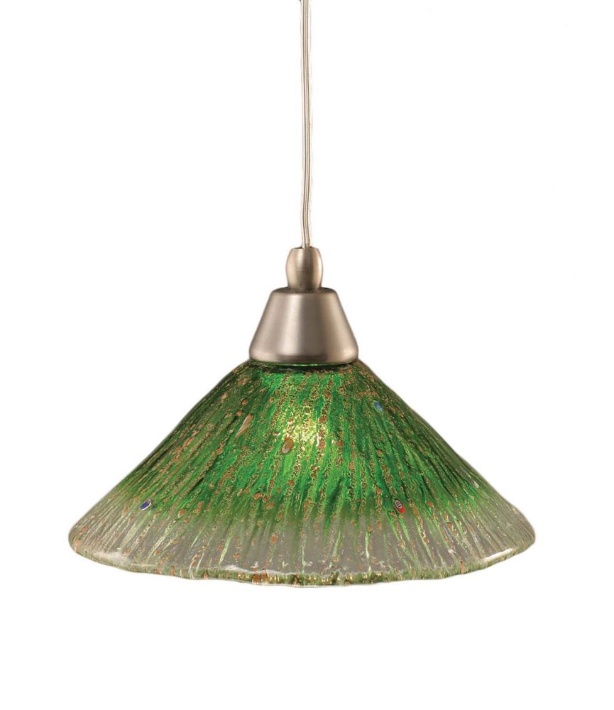 Filament Design Concord 1Light Ceiling Brushed Nickel Pendant with a