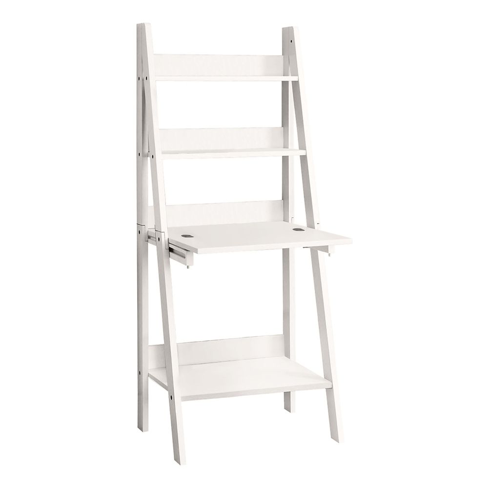 Home Office Furniture The Depot Canada 61 Inch H Ladder Style Computer Desk In White