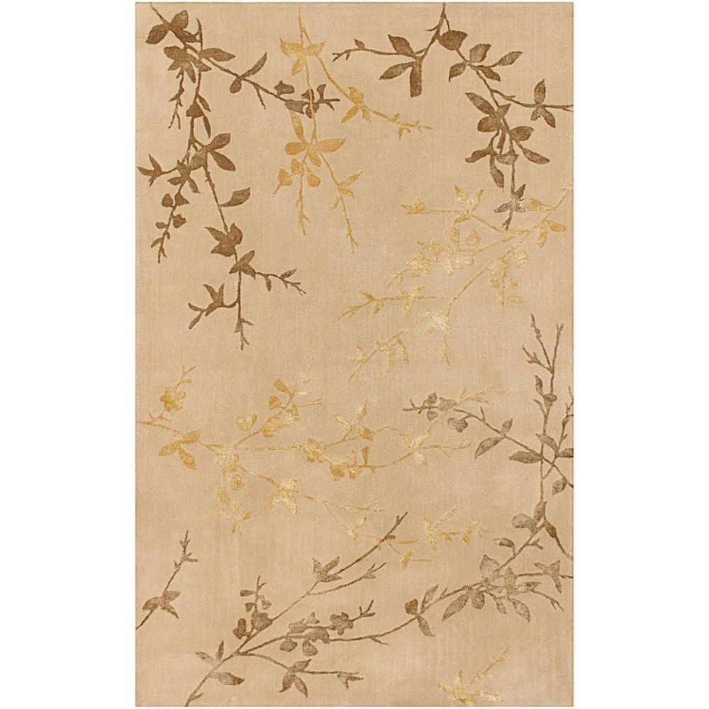 Artistic Weavers Tapis Vancouver brun clair en laine / viscose - 3 Po. 6 Pi. x 5 Po. 6 Pi. Artistic Weavers Tapis Vancouver brun clair en laine / viscose - 3 Po. 6 Pi. x 5 Po. 6 Pi.