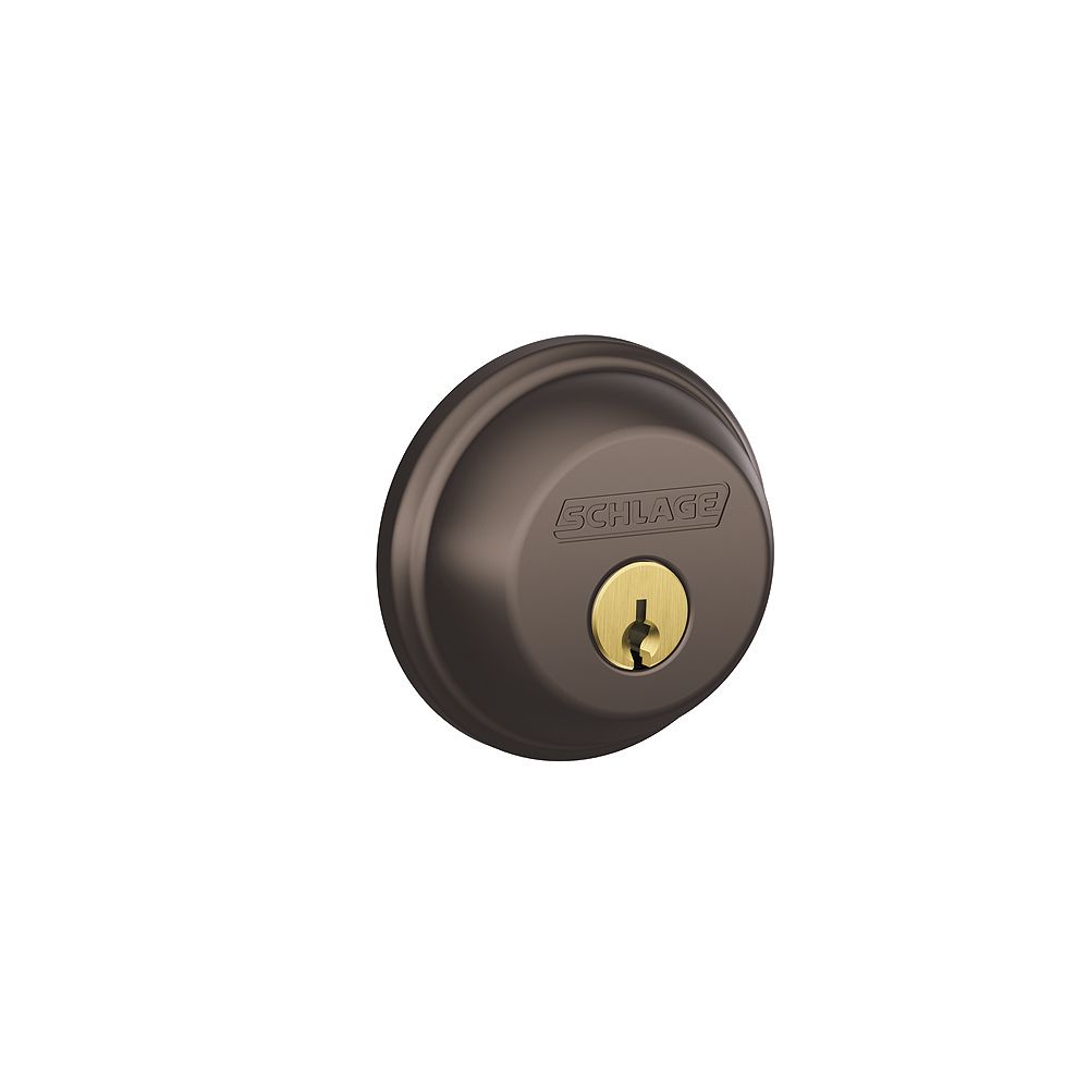 Schlage B62N613 Double Cylinder OilRubbed Bronze Deadbolt The Home