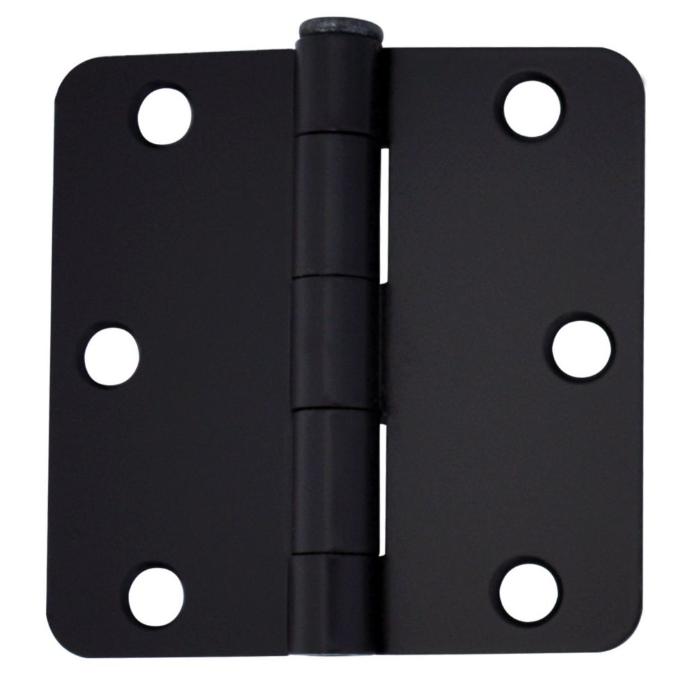 Everbilt 3 Inch Iron Black Door Hinge For 1 3 4 Inch Thick Door 2 Pack   P 1000773085 