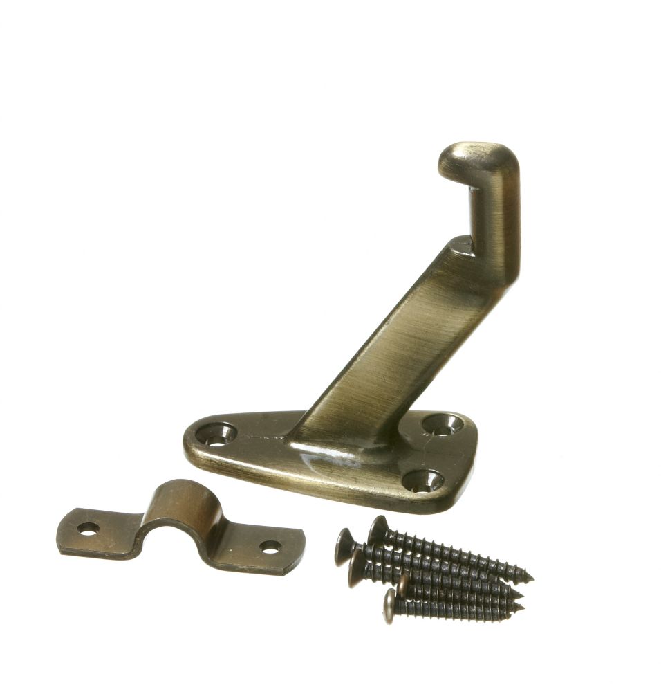 Everbilt Antique Brass Handrail Bracket The Home Depot Canada