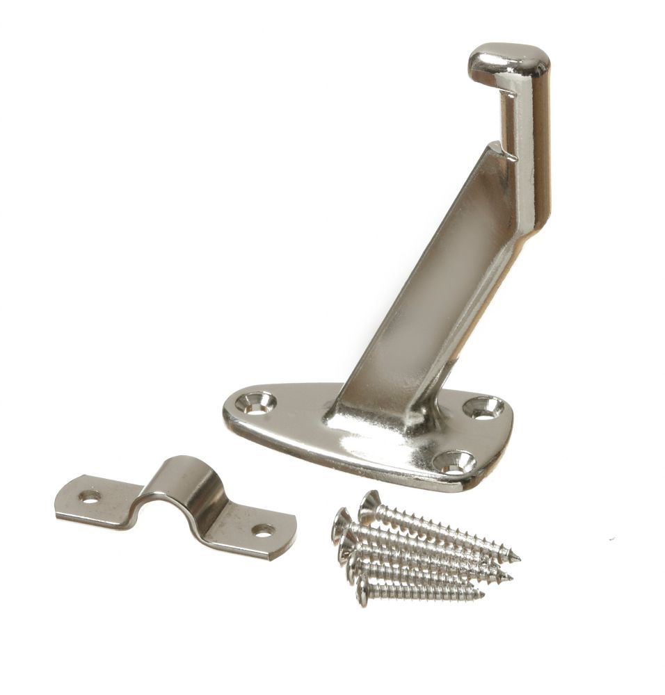 Everbilt Long Bright Nickel Handrail Bracket The Home Depot Canada