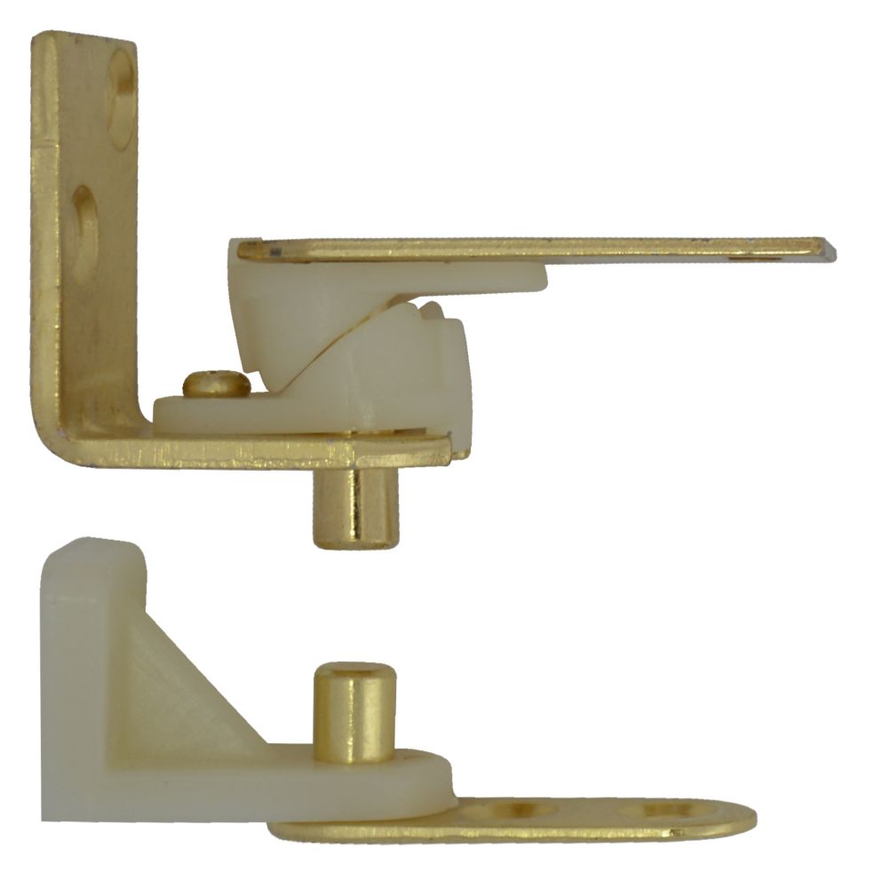 Everbilt Satin Brass Cafe Door Pivot