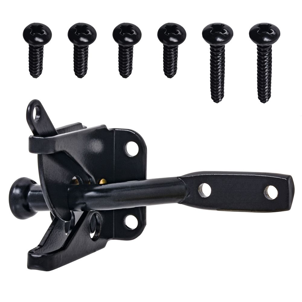 Everbilt Gate Latch In Black - 1pk | The Home Depot Canada