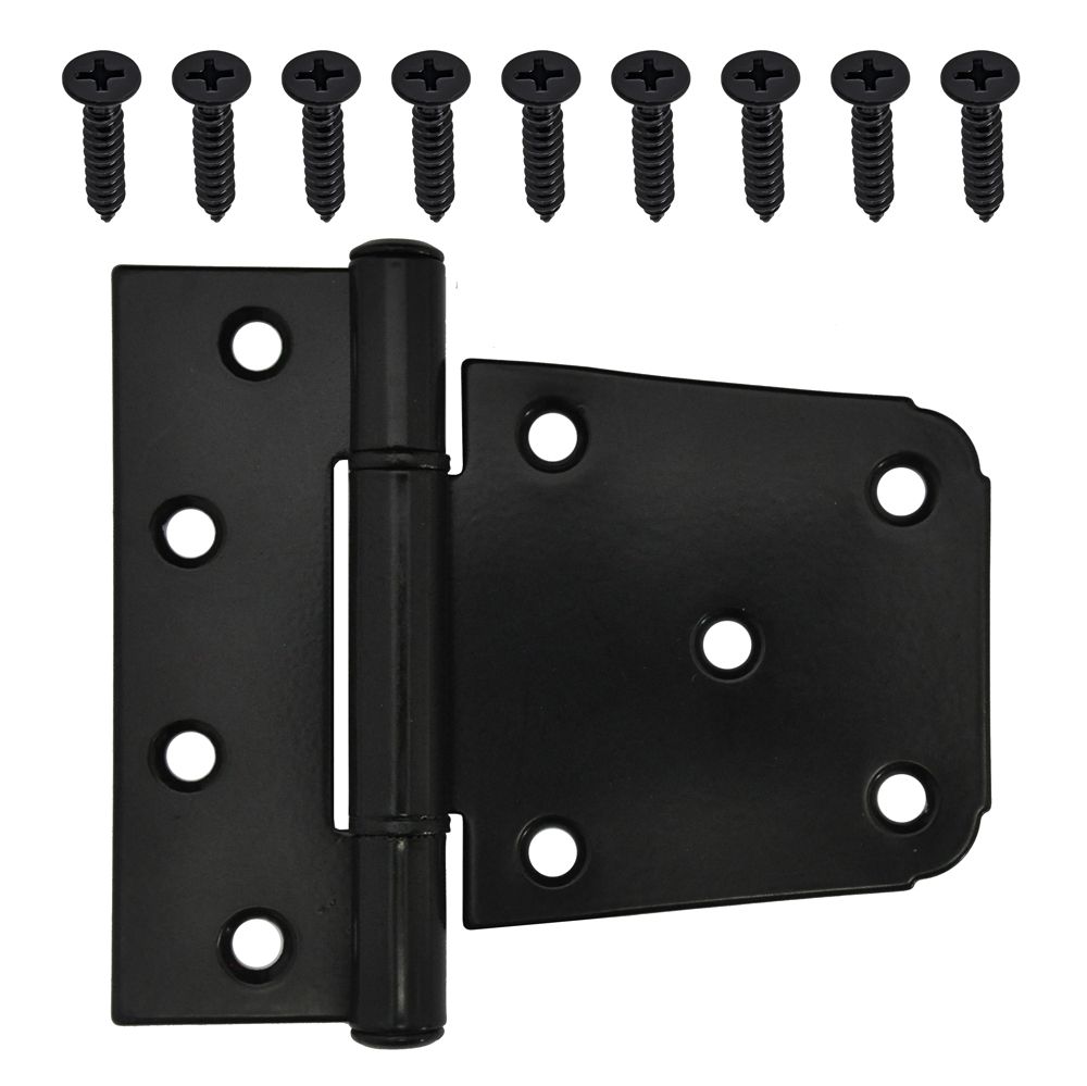 Everbilt 31/2 Inch Black Post Gate Hinge The Home Depot Canada