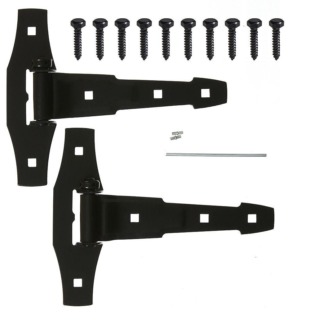 Everbilt 8 Inch Black Spring THinge (2Pack) The Home Depot Canada