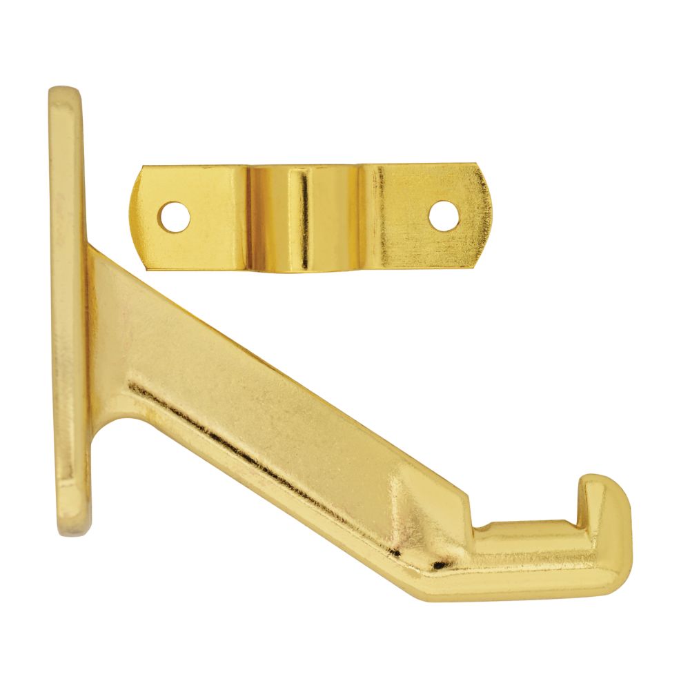 Everbilt Polished Brass Handrail Bracket The Home Depot Canada