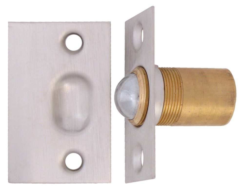 Everbilt Satin Nickel Latch Adjustable Ball Catch-15389 - The Home ...