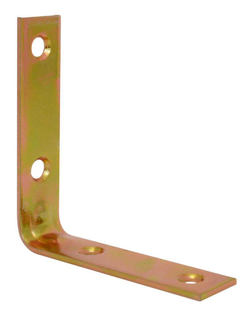 Everbilt 3 Inch Brass Corner Brace 4pk The Home Depot Canada