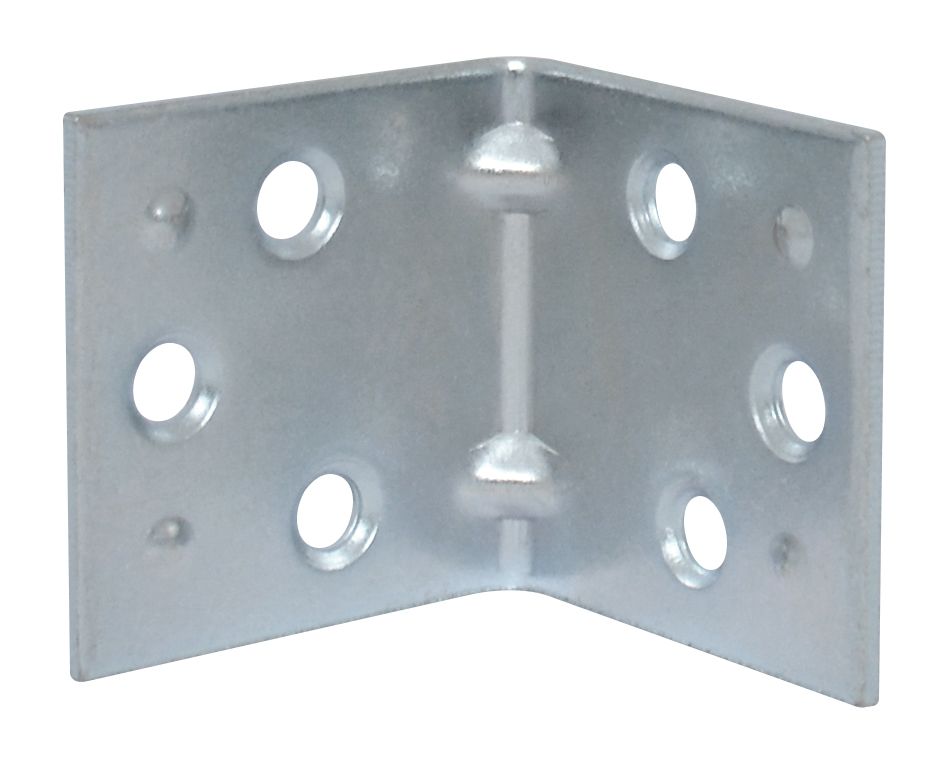 Everbilt 11/2 Inch Zinc Double Wide Corner Brace 2pk The Home Depot