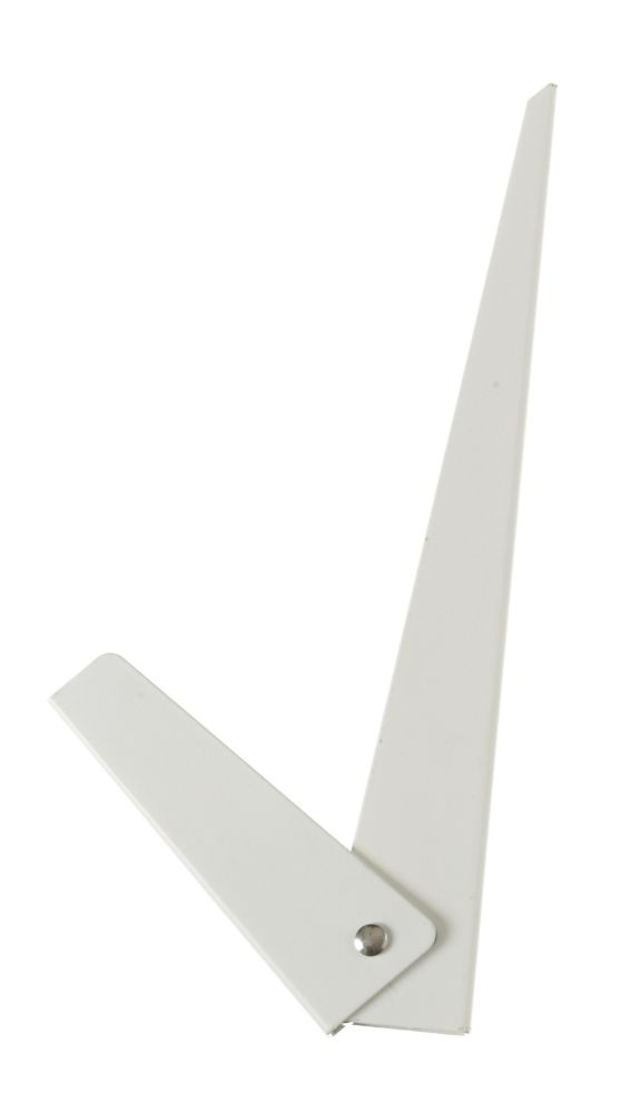 Everbilt 11 Inch X5 Inch White Folding Shelf Bracket The Home Depot