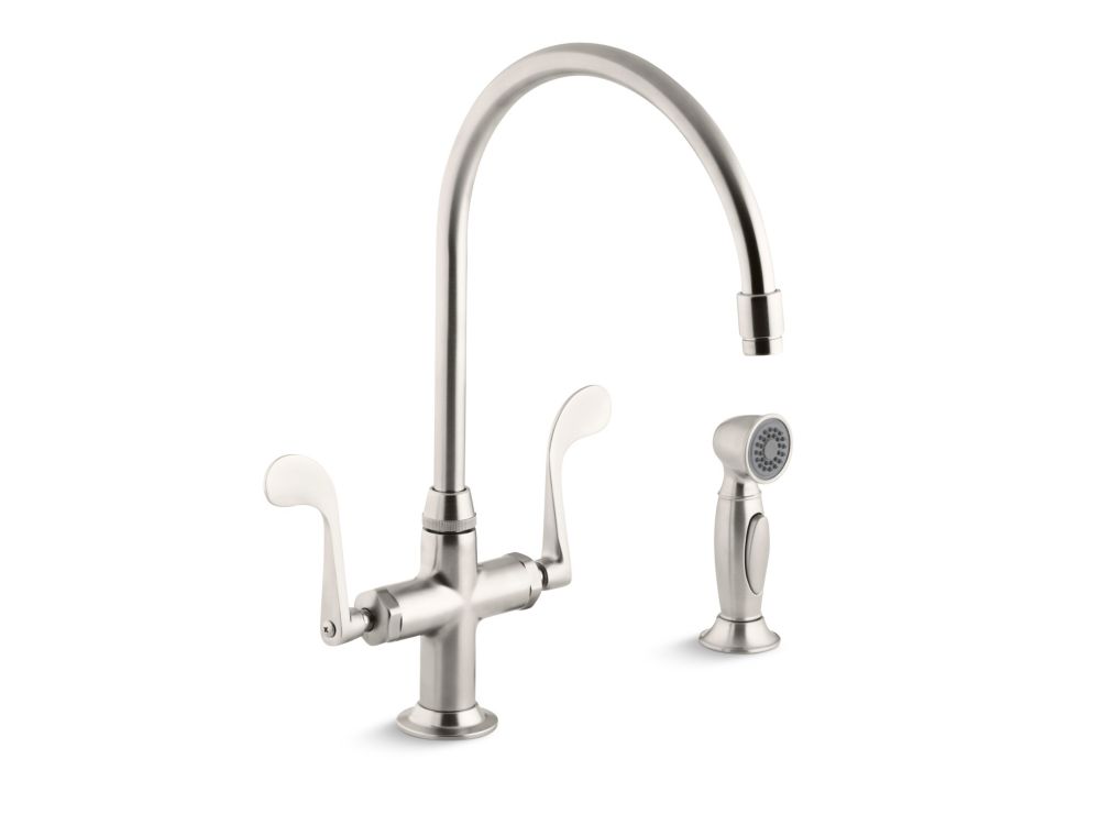 Moen Indi Pulldown Kitchen Faucet With Microban And Soap Dispenser In   P 1000773850 