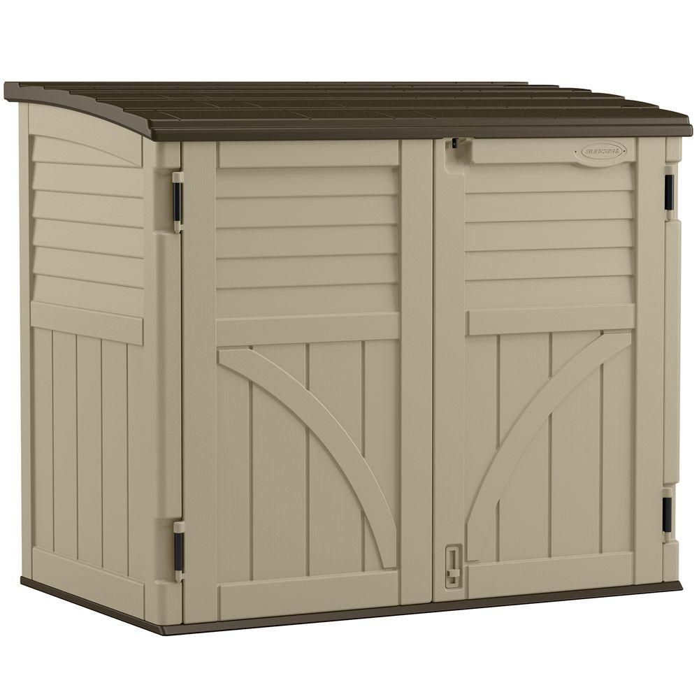 Suncast Horizontal Storage Shed (34 Cu.Ft.) The Home 