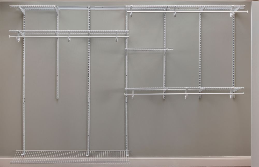 ClosetMaid 7 - 10 ft. Adjustable Organizer Kit - White | The Home Depot