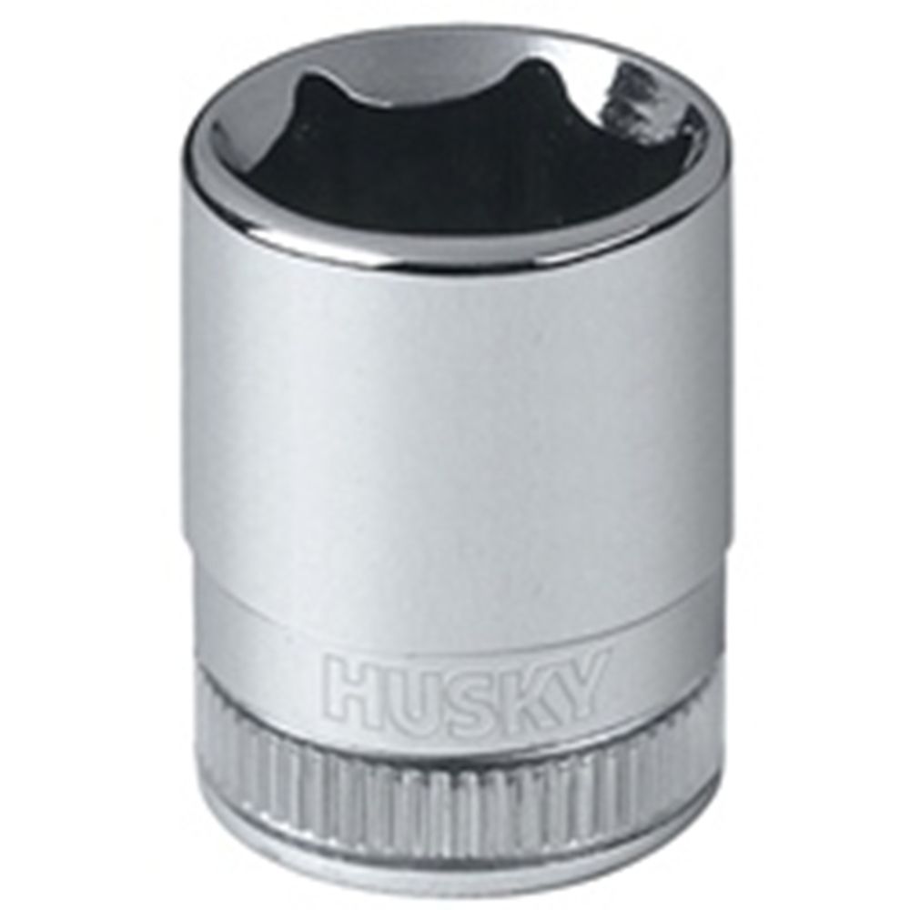 Husky Socket 1/4 Inch Drive 12 Millimeters 6 Point Standard Metric
