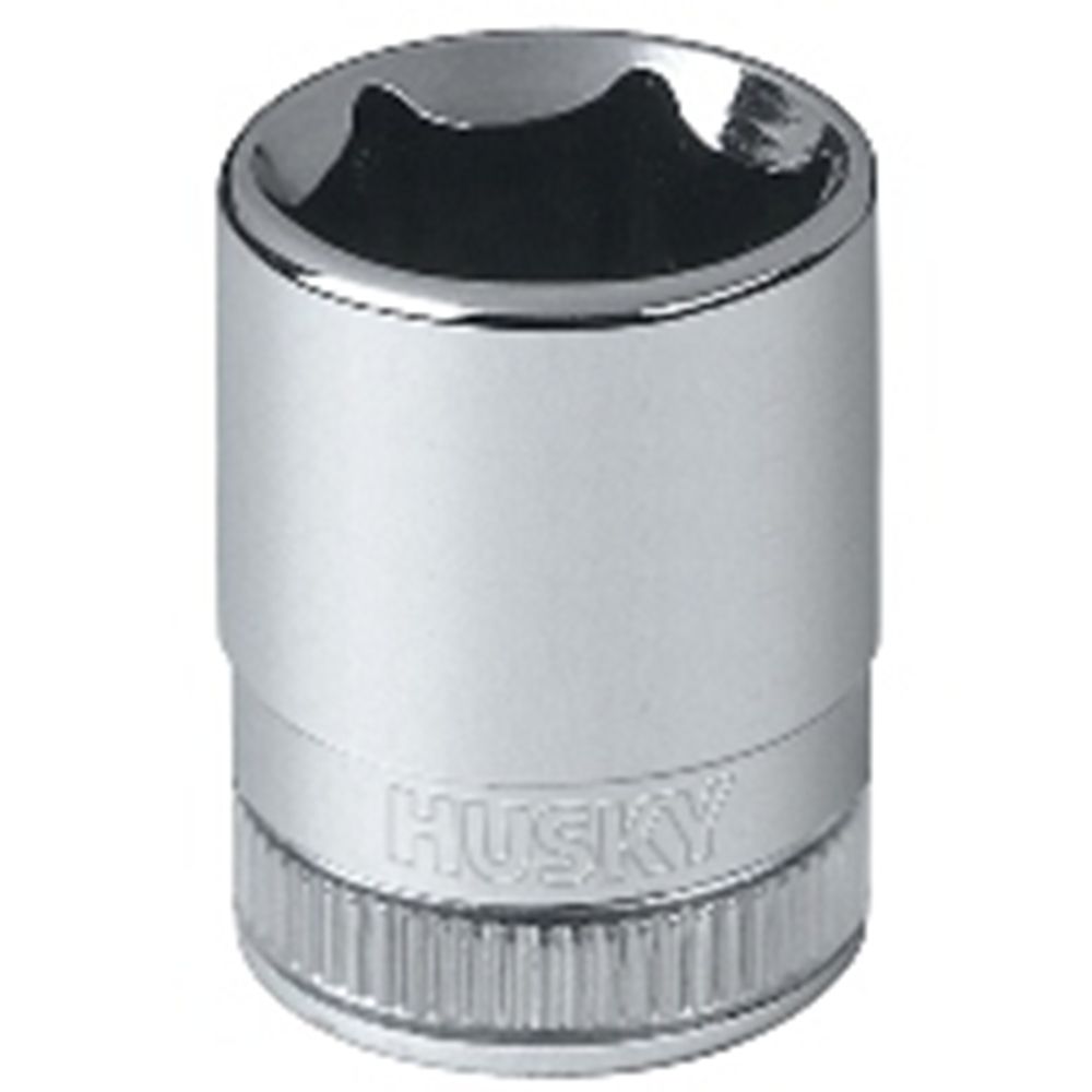 Husky 1/4inch Drive 13 mm 6Point Metric Standard Socket The Home