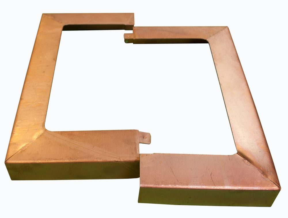 Titan Copper Post Anchor Skirt Galvanized (6 Inch x 6 Inch) The Home