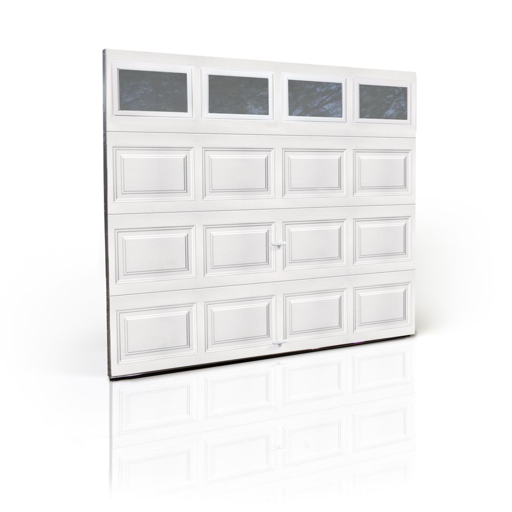 Clopay Premium Series 3000SP 9 ft. x 7 ft. White Garage Door with ... - P 1000777842 Clopay Premium Series 3000SP 9 ft. x 7 ft. White Garage Door with ... - P 1000777842