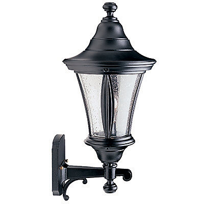 Orion Uplight Wall Mount Clear Seeded Gl Globe Black Orion Uplight Wall Mount Clear Seeded Gl Globe Black