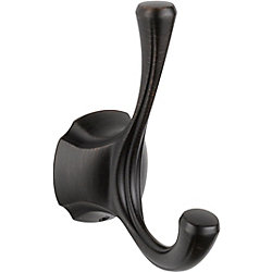 Addison Double Robe Hook in Venetian Bronze