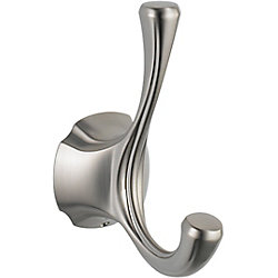 Addison Double Robe Hook in Stainless