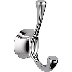 Addison Double Robe Hook in Chrome