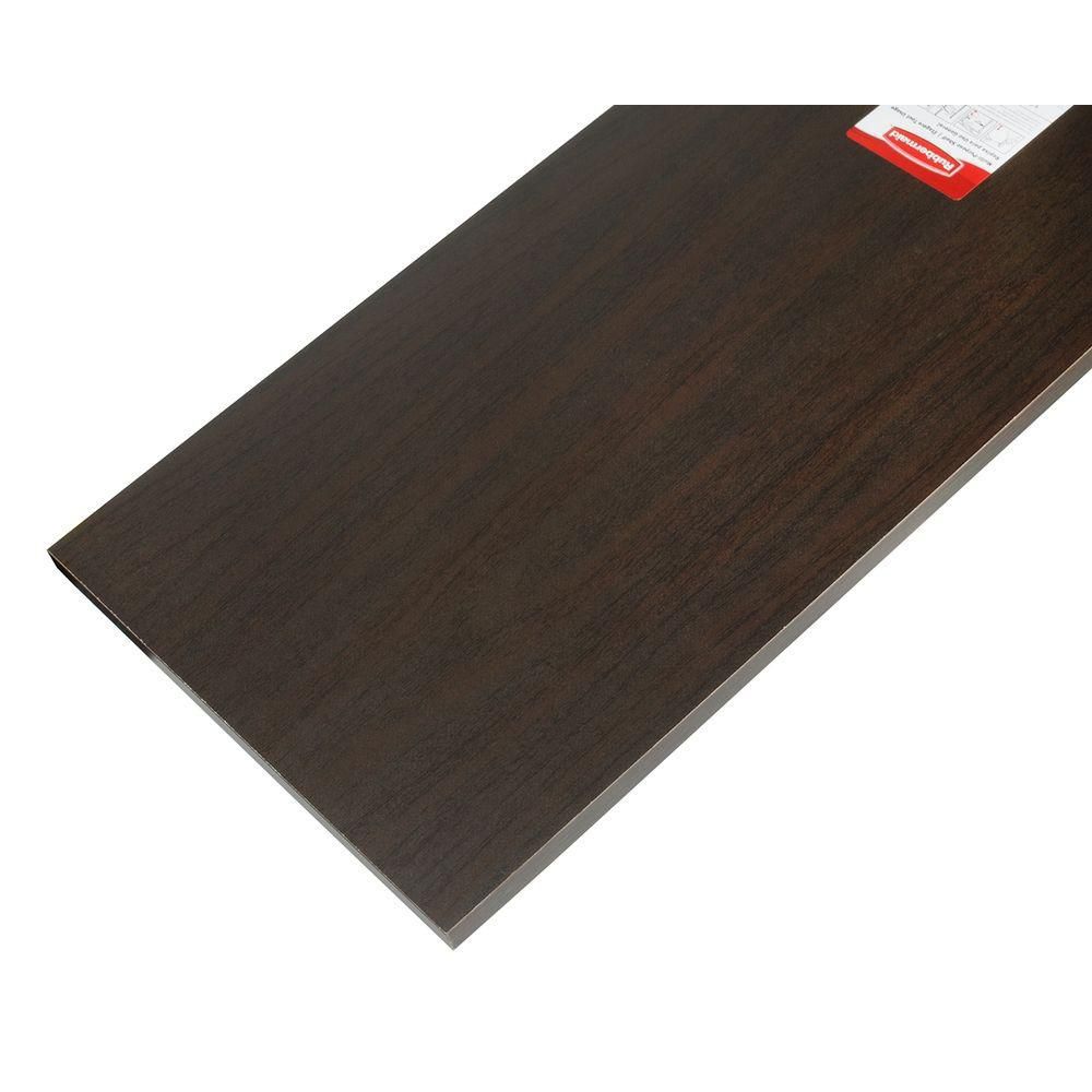 Rubbermaid RBMD 12 Inch x 36 Inch Shelf Espresso The Home Depot Canada