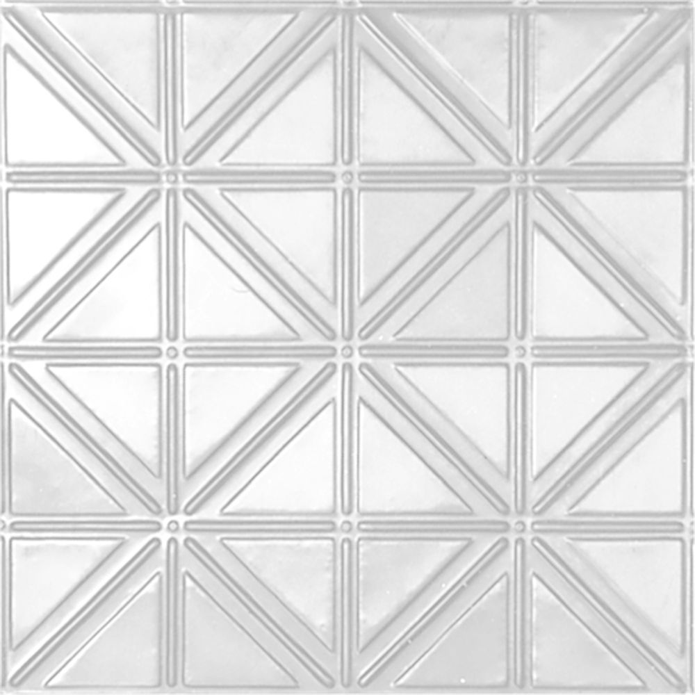 2 Feet X 4 White Finish Steel Nail Up Ceiling Tile Design Repeat Every 6 Inches 2 Feet X 4 White Finish Steel Nail Up Ceiling Tile Design Repeat Every 6 Inches