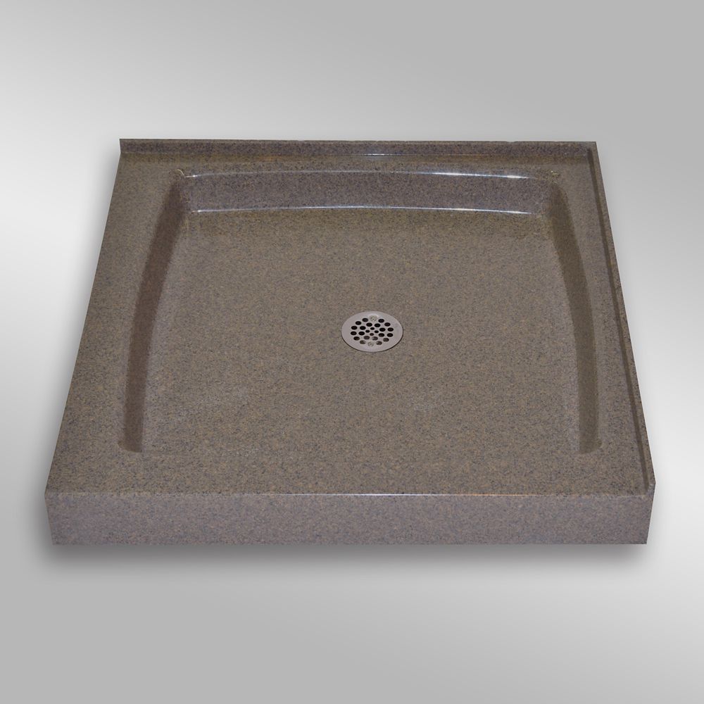 The Marble Factory Double Threshold Shower Base, PG144 ...